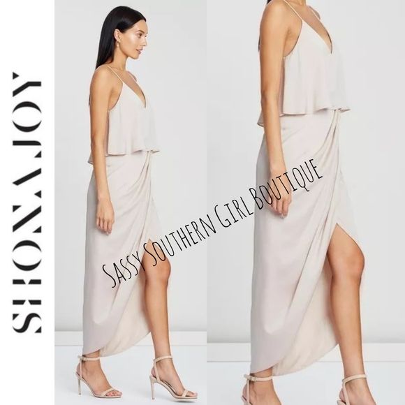 Shona Joy Dresses Porcelain Midi Dress Poshmark 